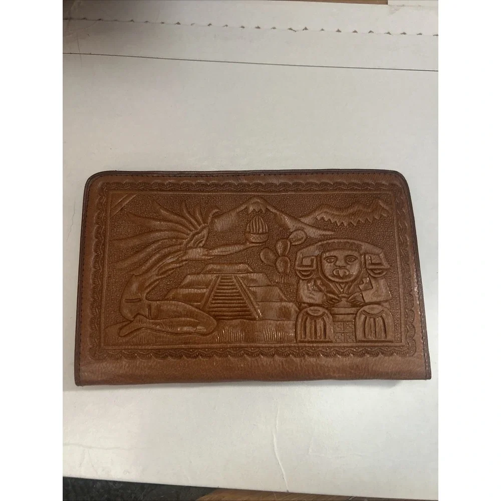 Vintage Mexico Handcrafted Leather Wallet